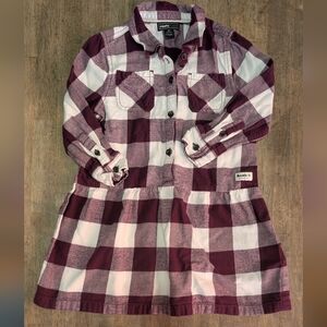 EUC Roots plaid Dress  *H5